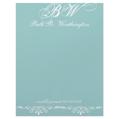 Elegant Monogrammed by 911business