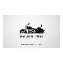 Elegant Motorcycle/Performance Bike Business Card