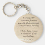Elegant Music Teacher Haydn Quote Key Chains