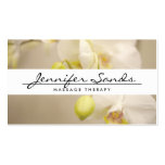 ELEGANT NAME with ORCHIDS Business Card