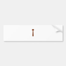 Elegant necktie bumper stickers