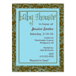 Elegant New Baby Post Card