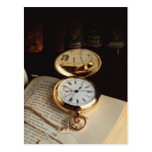 Elegant Old Clock Postcard