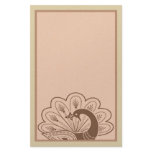 Elegant Peacock Stationery