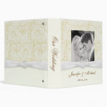 Elegant Personalized Wedding Album or Planner 3 Ring Binders