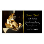 Elegant Pet Care Business Card