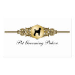 Elegant Pet Grooming Business Cards