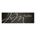 Elegant Photography Damask Business Card