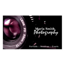 Elegant Photography double sided business cards