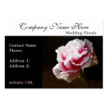Elegant Pink Carnation Flower  Business Cards
