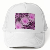 Elegant pink lillies hats & peak caps