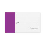 Elegant Purple Table Seating/Place Card business cards