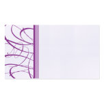 Elegant Purple Table Seating/Place Card Business Cards