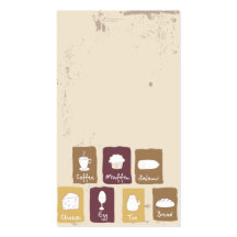 elegant restaurant and cafe business card template