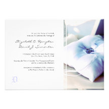 Elegant Rin Pillow Wedding Invitation