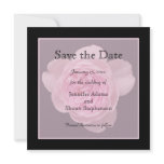 Elegant Rose Save the Date Invitation