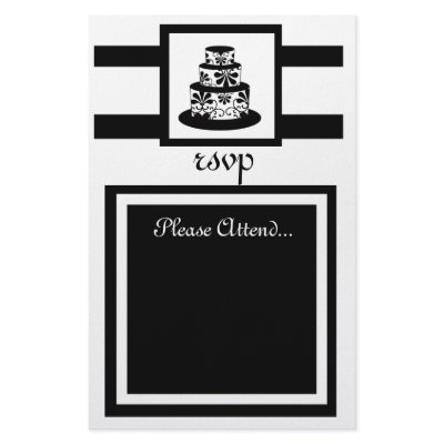 Elegant RSVP Stationery by antiquechandelier