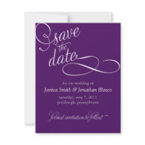 Elegant Save the Date Announcement