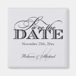 Elegant Save the Date Wedding Magnets