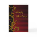 Elegant Scroll Design Greeting Card