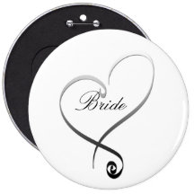Elegant silver heart DIY Template Pins