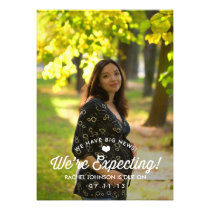 Elegant Simplicity Pregnancy Announcement invitations