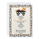 Elegant skulls Halloween wedding bridal shower