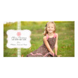 Elegant Snowflake Christmas Photo Card