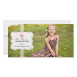 Elegant Snowflake Christmas Photo Card