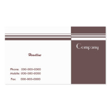 Elegant Stripes Business Card