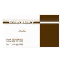 Elegant Stripes Business Card