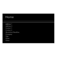 Elegant Stripes Business Card