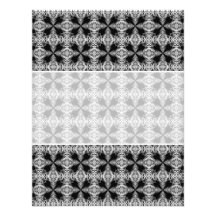Elegant Stylish Black and White Pattern Custom Invitations
