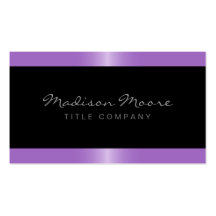 Elegant stylish satin lavender purple border black business card templates