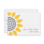 Elegant Sunflower Save the Date invitations