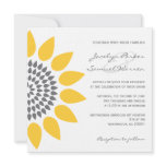 Elegant Sunflower Wedding Invitations