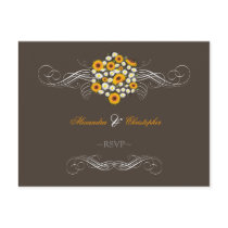 Elegant Sunflowers Daisies Bouquet RSVP