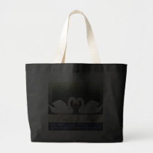 Elegant Swans in Love Tote Bag