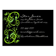Elegant Swirl Business Card