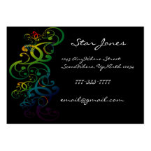 Elegant Swirl Business Card -