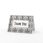 Elegant Taupe Swirls (Thank You) Cards