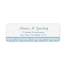Elegant Teal Green  Arts & Crafts Return Address Return Address Label