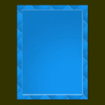 Elegant Template with Border BLUE posters
