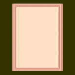 Elegant Template with Border CREAM posters