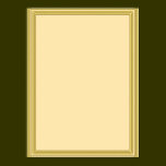 Elegant Template with Border CREAM posters