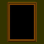 Elegant Template with Border GOLDEN posters