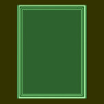 Elegant Template with Border GREEN EMERALD posters