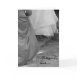 Elegant Thank You for Being My Bridesmaid Card
