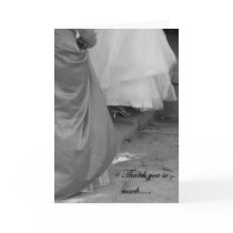 Elegant Thank You for Being My Bridesmaid Card