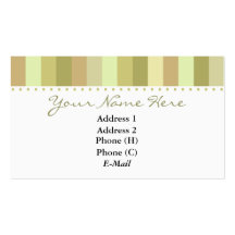 Elegant Top Stripes Business Card
